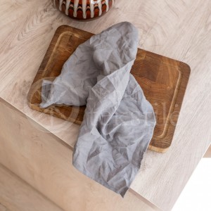 Soft linen kitchen towel 35x50 GREY